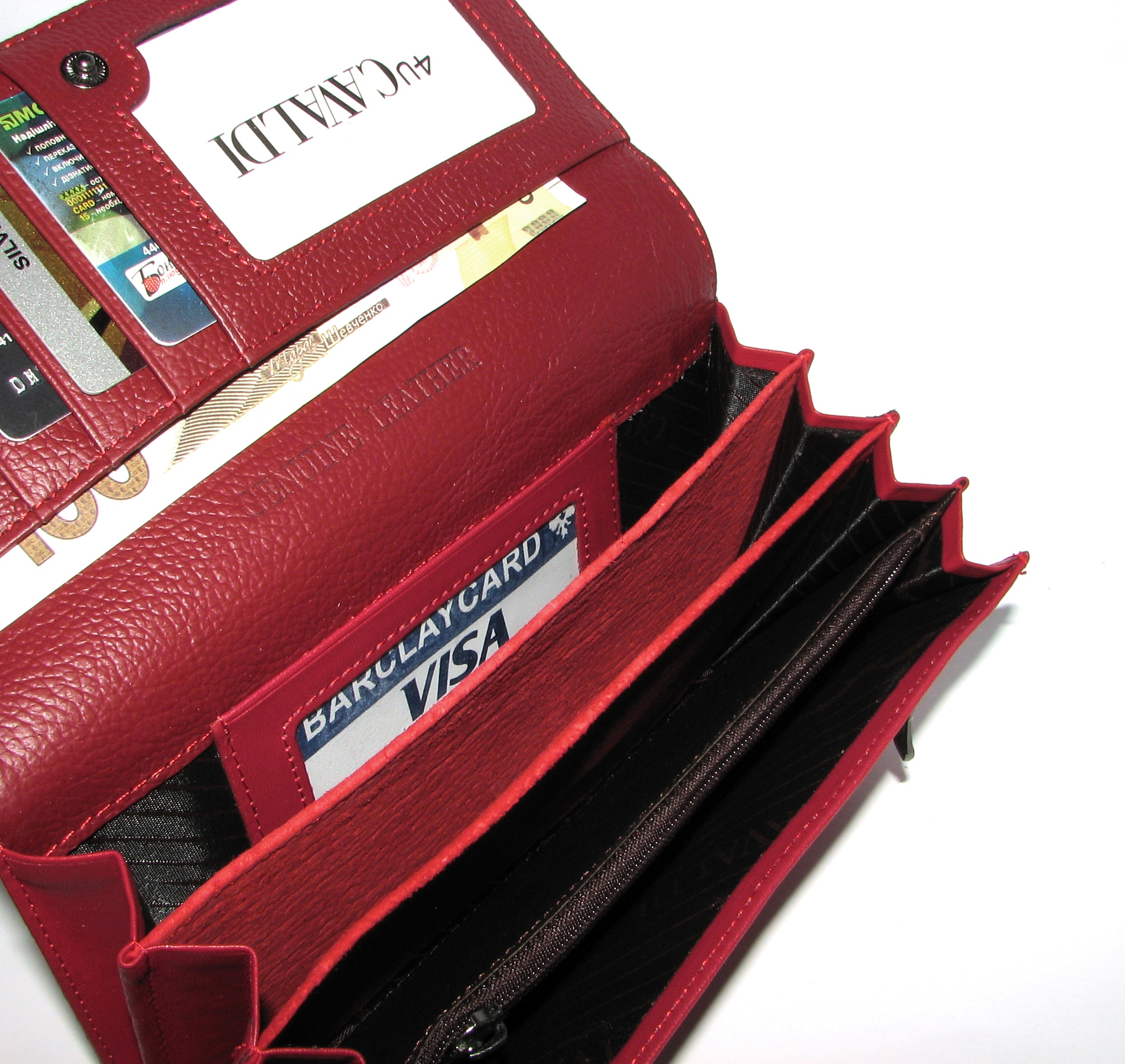 Кошелек женский Cavaldi H27-1-RS RED Кошелек женский Cavaldi H27-1-RS RED